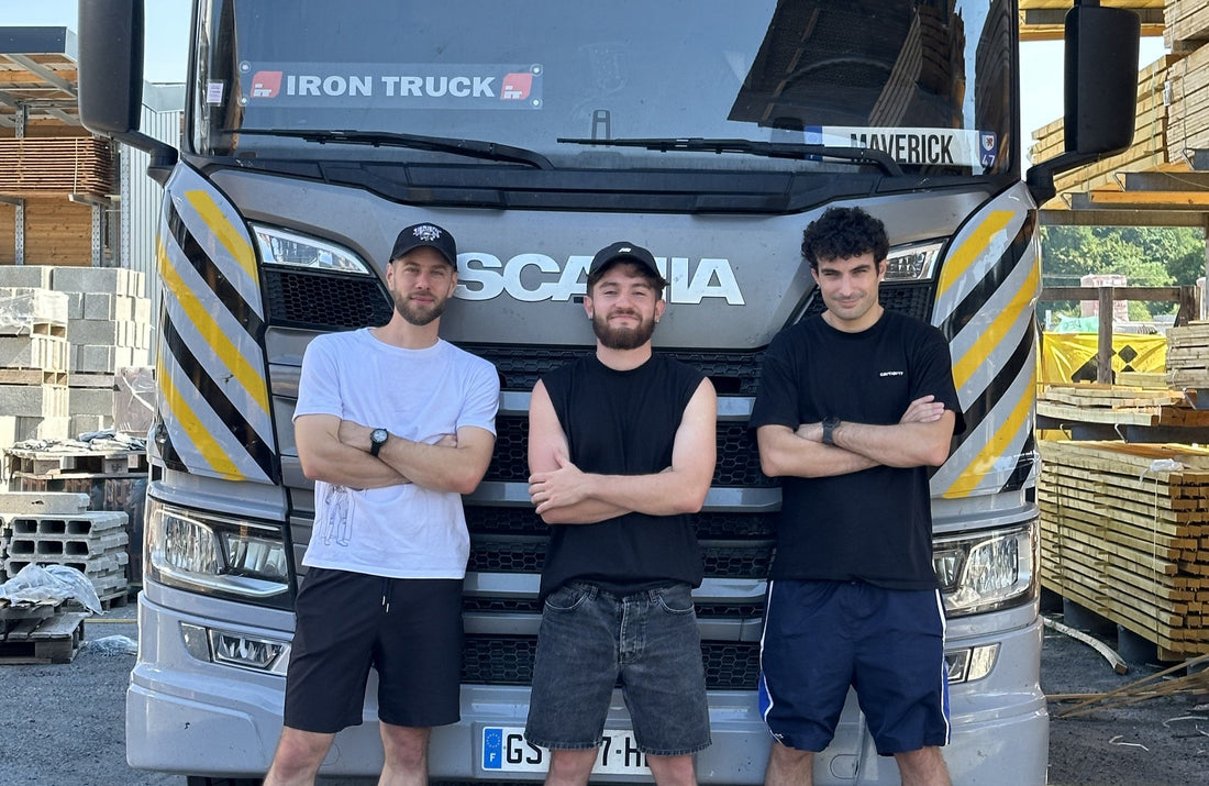L'équipe Iron Truck, marque d'accessoires personnalisés pour camion