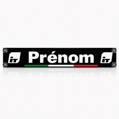 Plaque lumineuse led camion PAYS prénom & logos