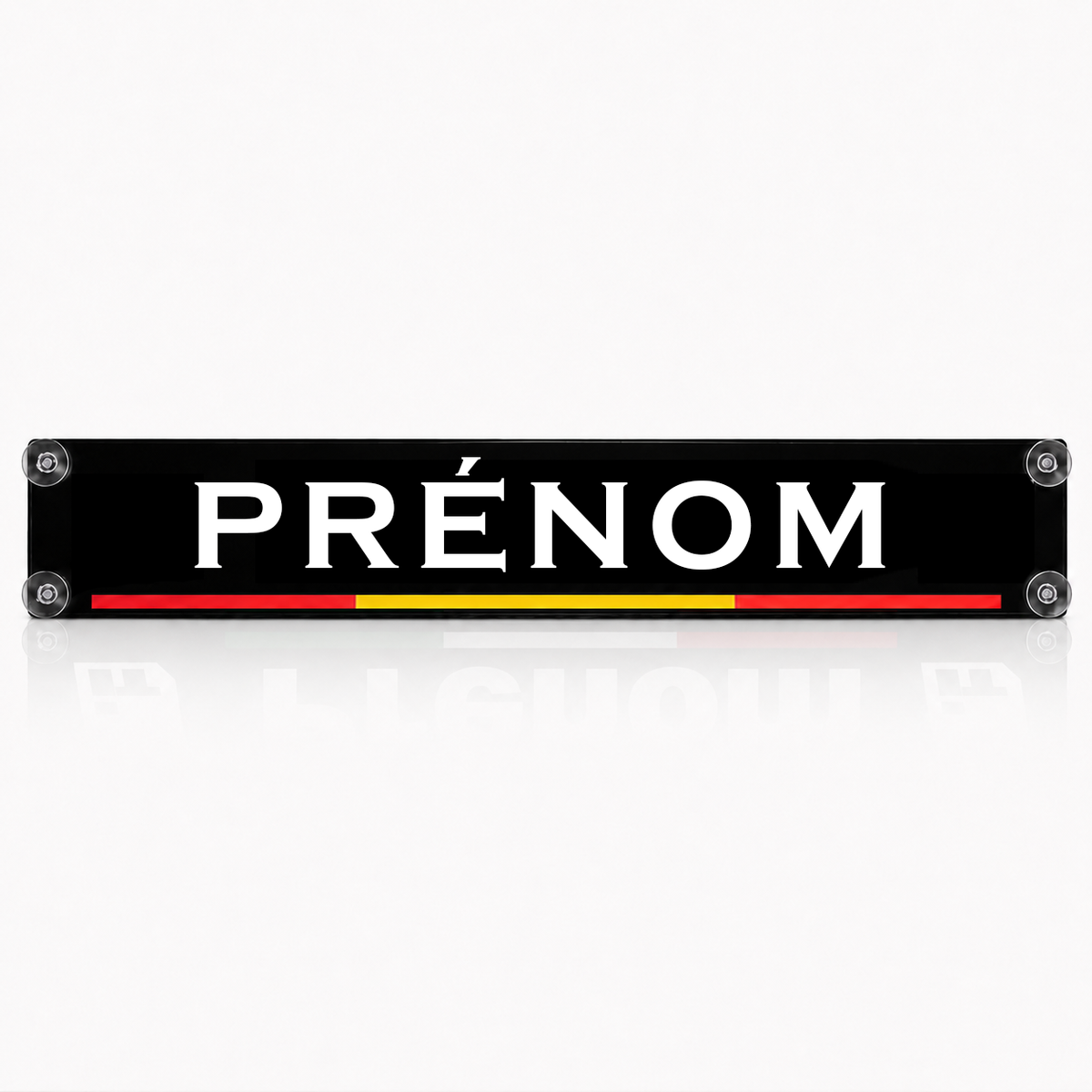 Plaque lumineuse led camion PAYS prénom personnalisé