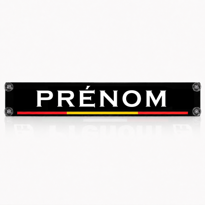 Plaque lumineuse led camion PAYS prénom personnalisé