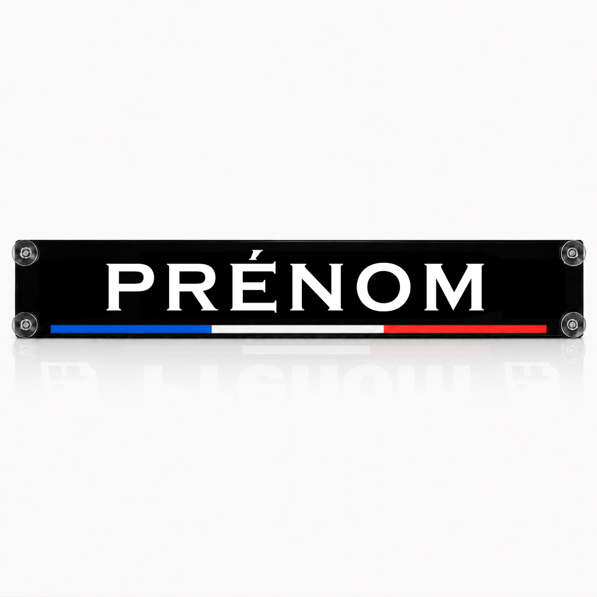Plaque lumineuse led camion PAYS prénom personnalisé